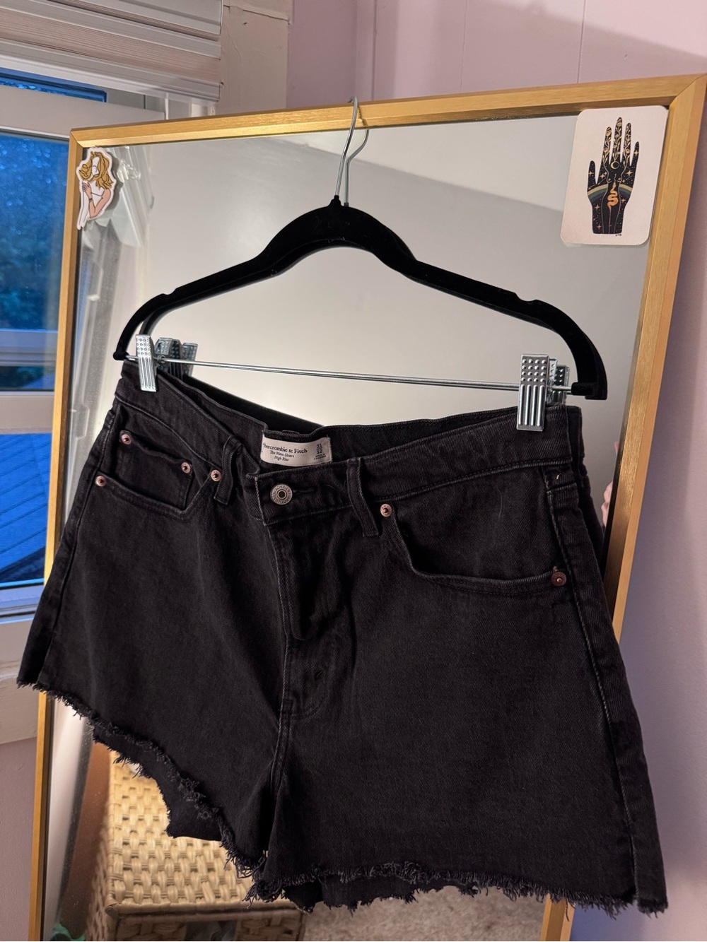 Curve Love Abercrombie & Fitch the Mom Short High Rise size 31